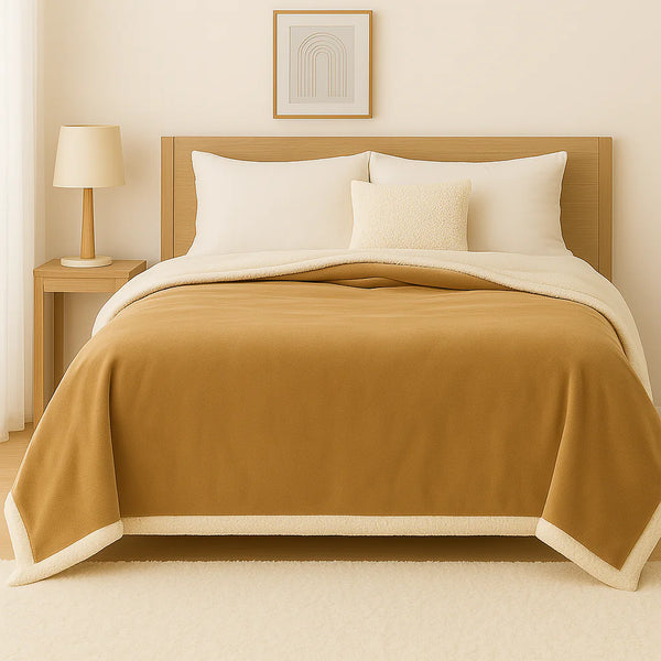 Détail tissu plaid beige