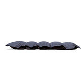 Coussin capitonné Confort Intérieur Extérieur 120x60cm - Gris Carbone - Deco-arts.fr