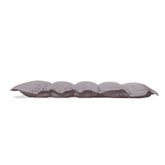 Coussin capitonné Confort Intérieur Extérieur 120x60cm - Gris Galet - Deco-arts.fr