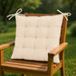 Lot de 4 Galettes de chaise 40 x 40 cm - Beige - Deco-arts.fr