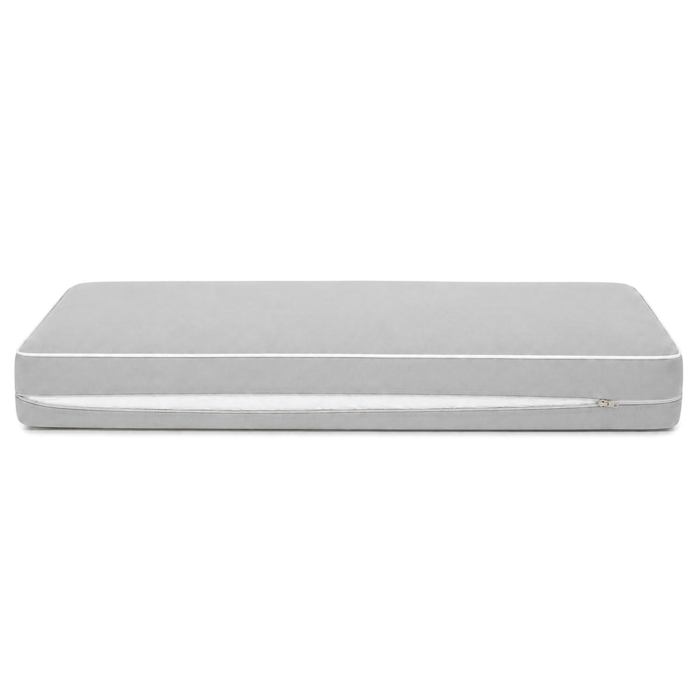 Conjunto de Cojines Premium 120x60 Gris Claro, relleno de espuma de alta densidad