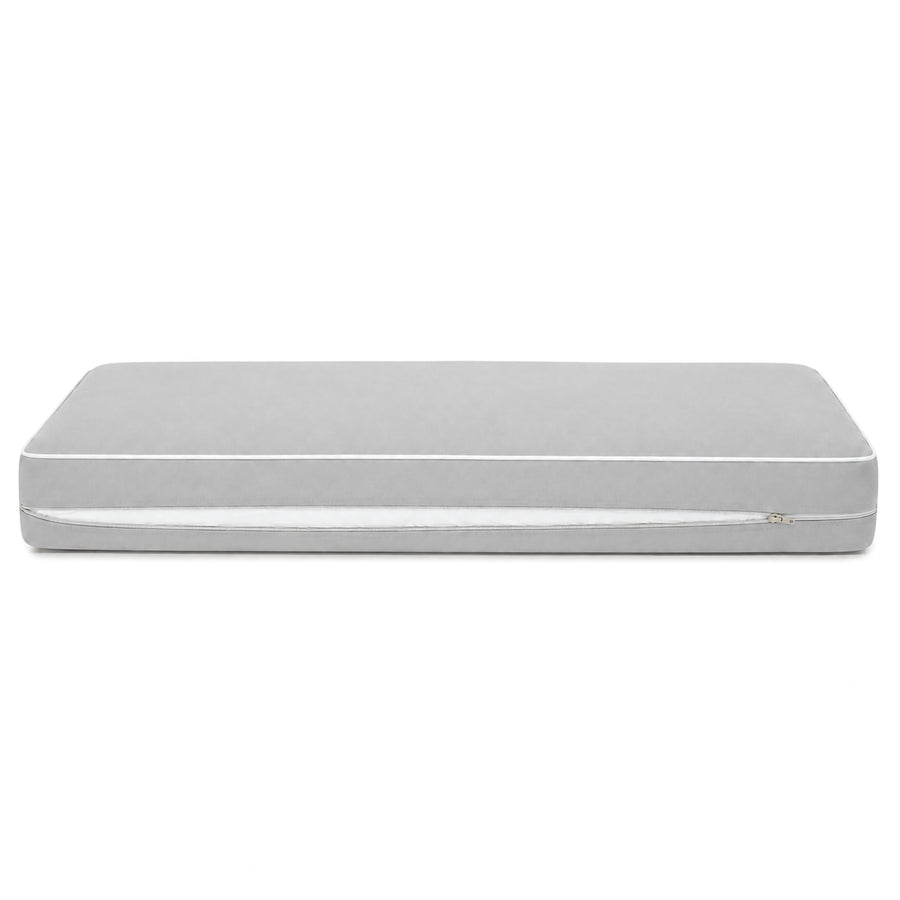 Conjunto de Cojines Premium 120x60 Gris Claro, relleno de espuma de alta densidad