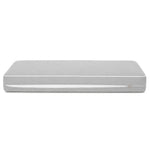 Ensemble Coussins Premium 100x50 Gris Clair - 1 Assise + 2 Dossiers (Épais 12cm & Passepoil)