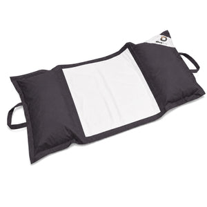 Puf Flotante para Piscina XXL 170x90 Gris Carbón - Colchoneta de Hamaca con Perlas (Confort Adulto)