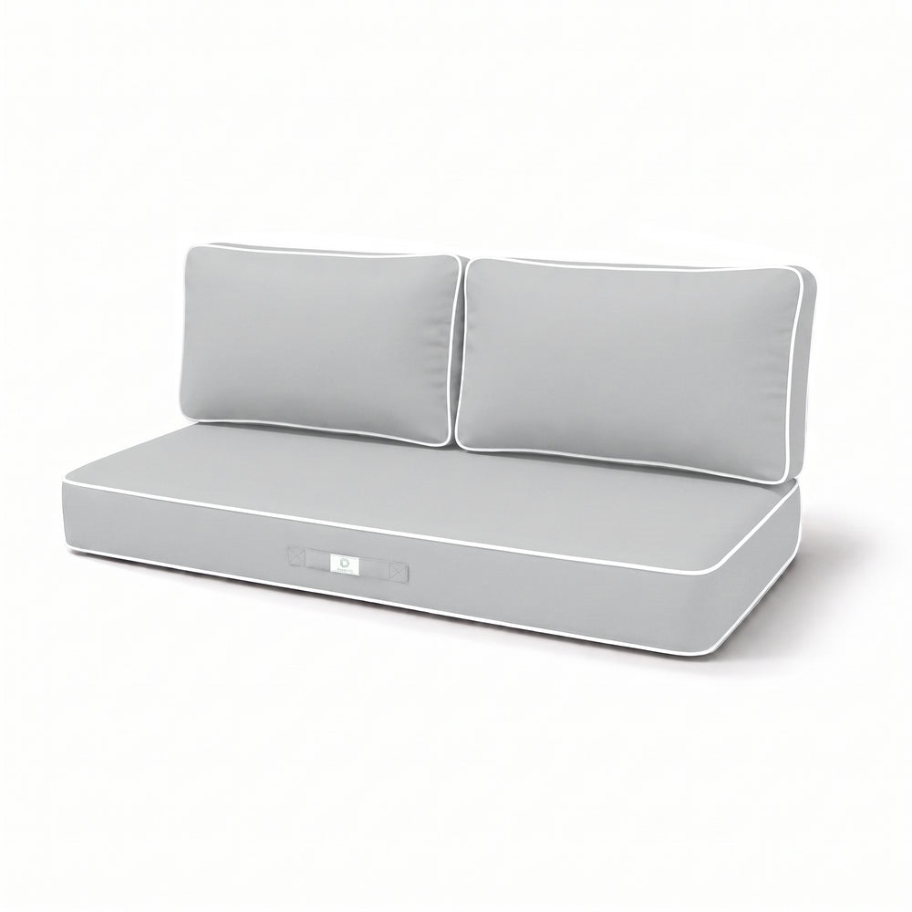 Conjunto de Cojines Premium Gris Claro