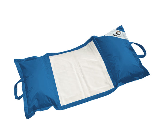 Hamac pour Piscine en Polyester 170x90 cm Bleu pétrole - Deco-arts.fr