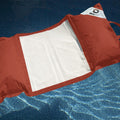 Puf Flotante para Piscina XXL 170x90 Terracota - Colchoneta de Hamaca con Perlas (Confort Adulto)
