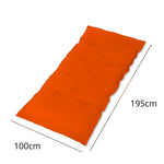 Coussin pour fauteuils et canapés Matelas de Sol XXL 195x100 Orange épais 15cm, pour lit d'appoint et jeu, Deco-arts.fr