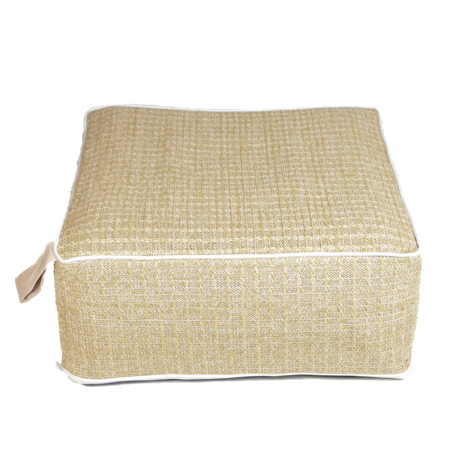 Puf Hinchable de Exterior Cuadrado 58cm, tejido anti-UV