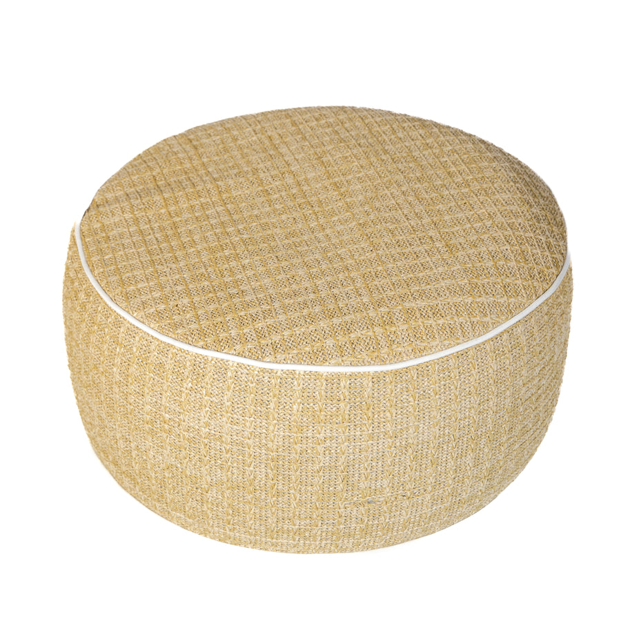 Pouf Gonflable Extérieur Rond 53cm, funda desenfundable