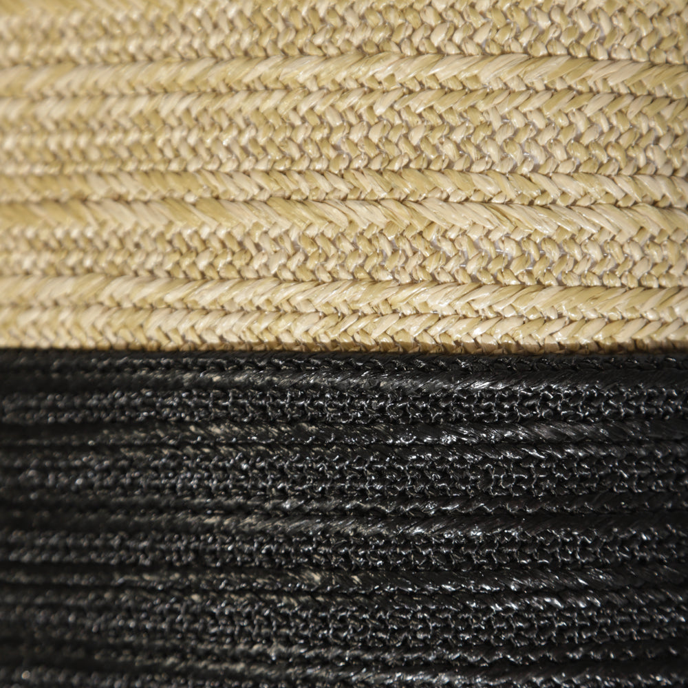 Funda de Cojín Efecto Rafia Bicolor 45x45 – foto 4
