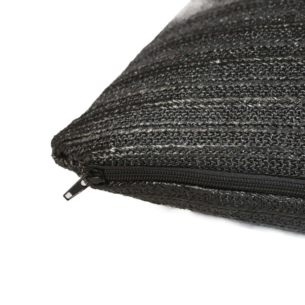 Funda de Cojín Efecto Rafia Bicolor 45x45, para interior y exterior