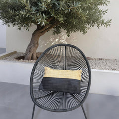 Cojín Decorativo Efecto Rafia 30x50 