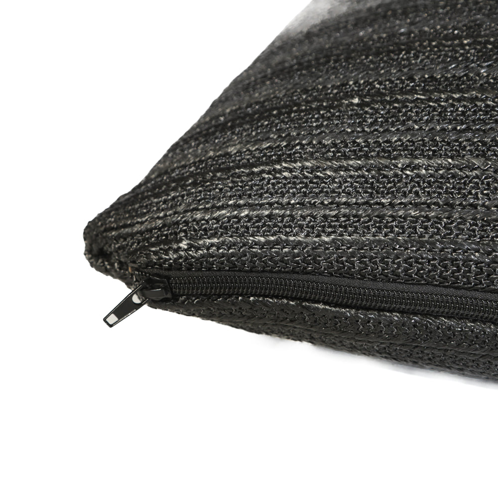 Funda de Cojín Efecto Rafia Bicolor 30x50, para interior y exterior