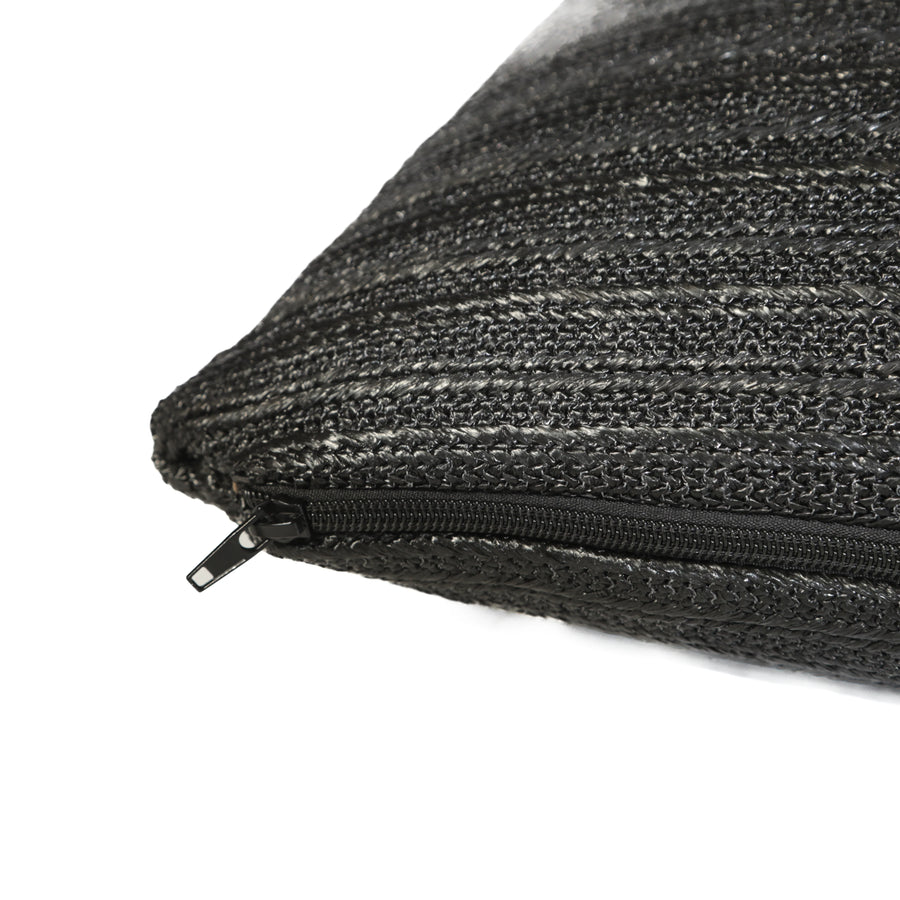 Funda de Cojín Efecto Rafia Bicolor 30x50, para interior y exterior
