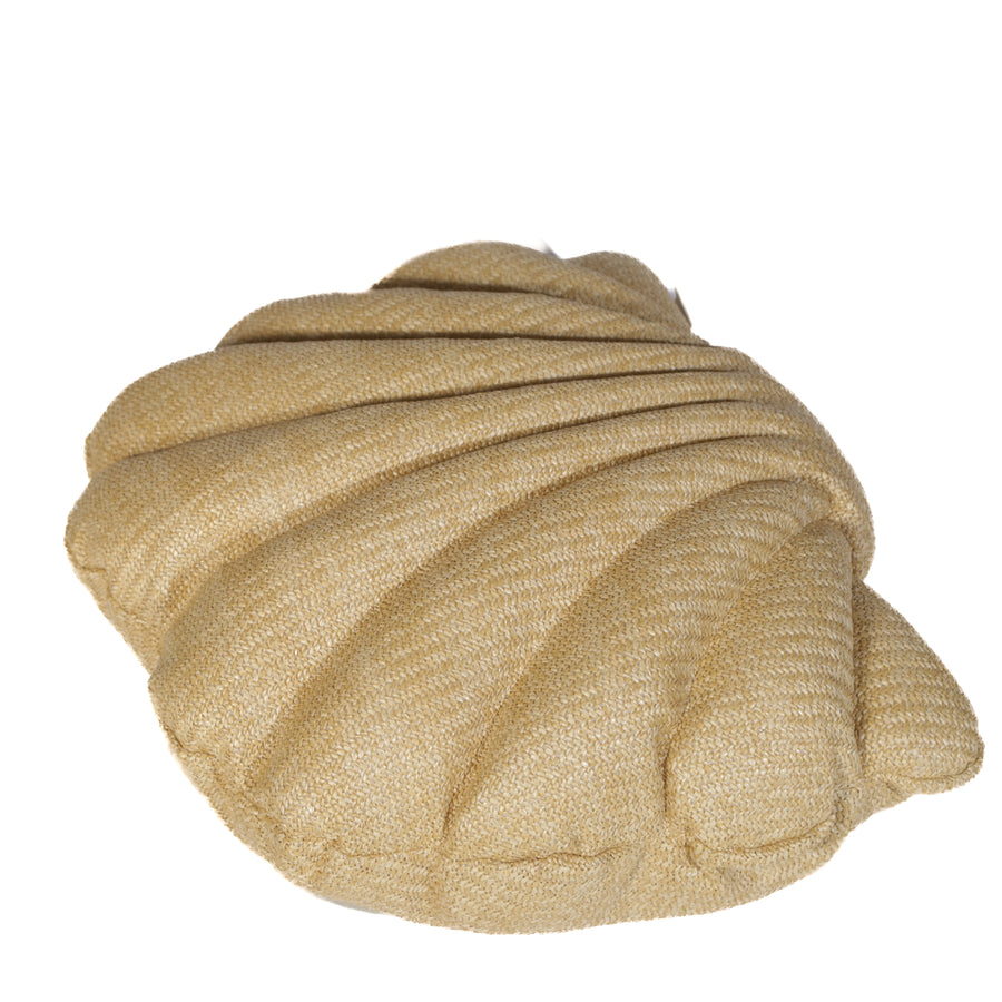 Coussin Coquillage Effet Raphia 45x45 cm, para interior, exterior y piscina
