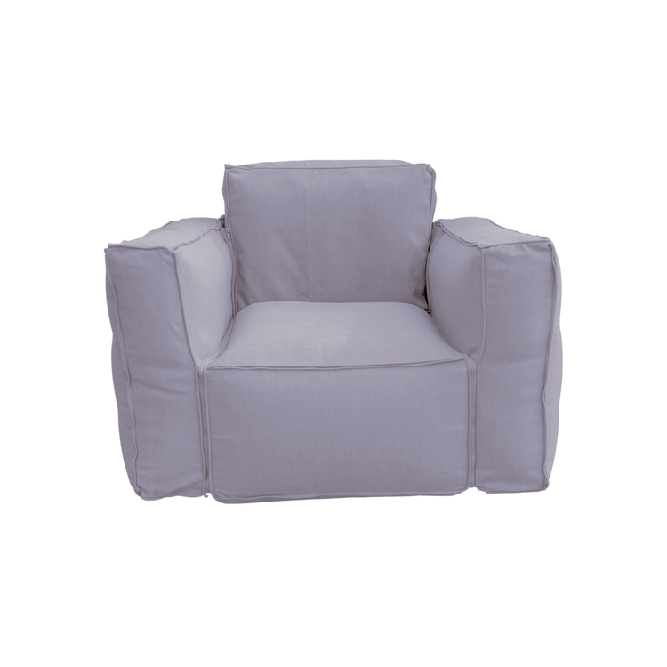Canapé salon de jardin modulable 90x75x65cm Gris galet - Deco-arts.fr