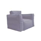 Canapé salon de jardin modulable 90x75x65cm Gris galet - Deco-arts.fr