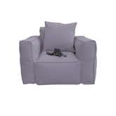 Canapé salon de jardin modulable 90x75x65cm Gris galet - Deco-arts.fr