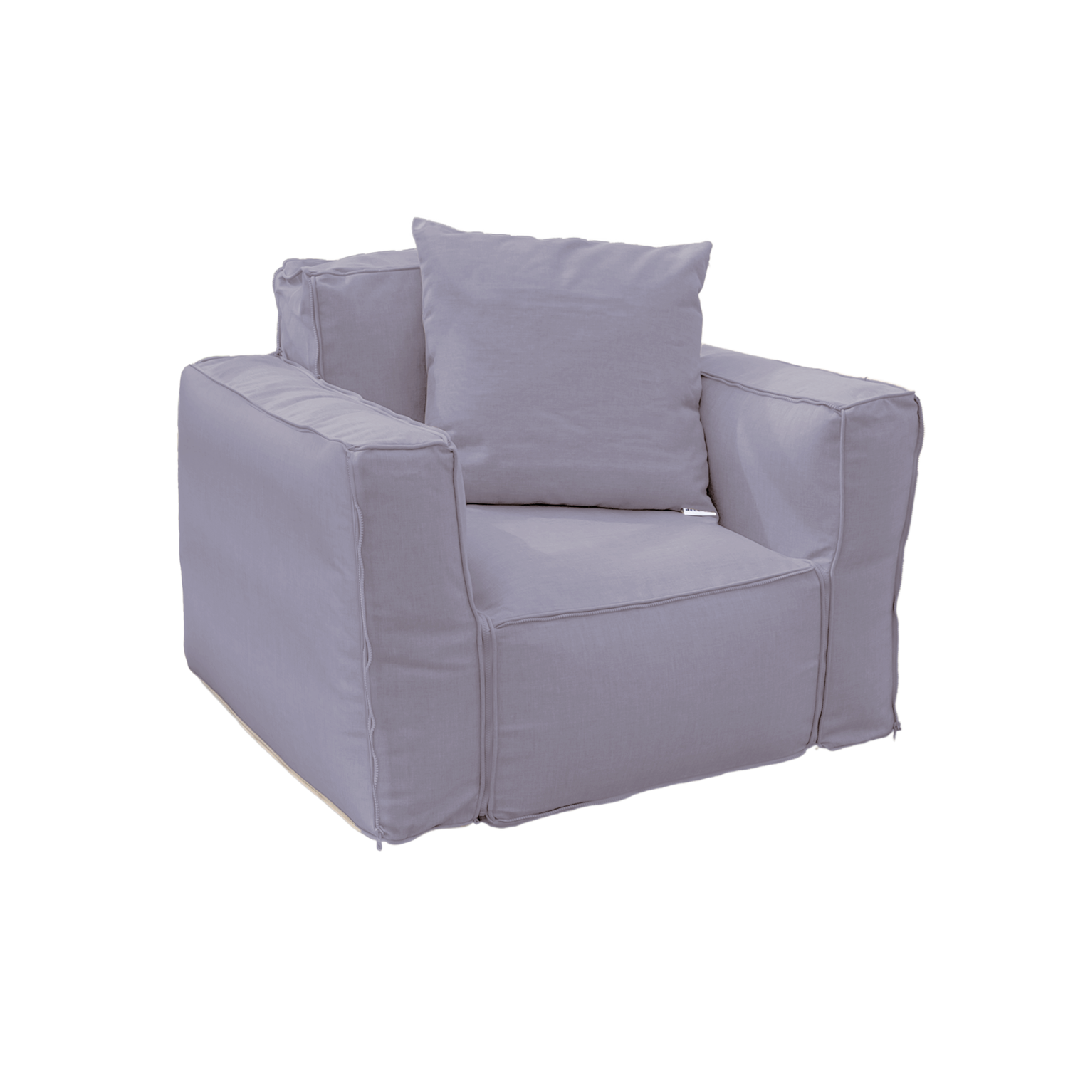 Canapé salon de jardin modulable 90x75x65cm Gris galet - Deco-arts.fr