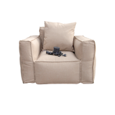 Canapé salon de jardin modulable 90x75x65cm Beige - Deco-arts.fr