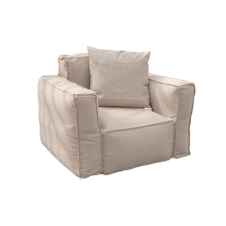 Sillón Modular de Jardín 90x75 Beige – foto 8