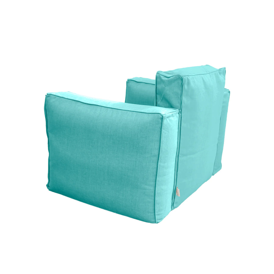Sillón Modular de Jardín 90x75 Azul Caribe – foto 11