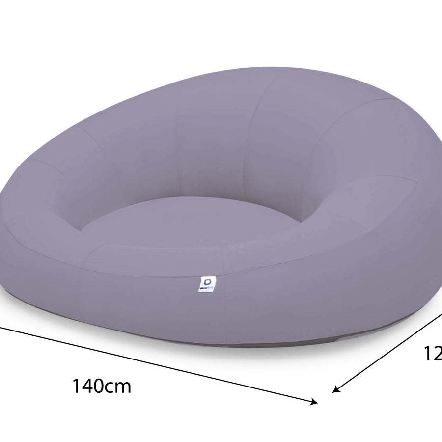 Sillón Flotante para Piscina XXL 140x120 Gris Guijarro – foto 4