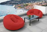 Pouf XXL Flottant pour Piscine 140x120x60 cm Rouge - Deco-arts.fr
