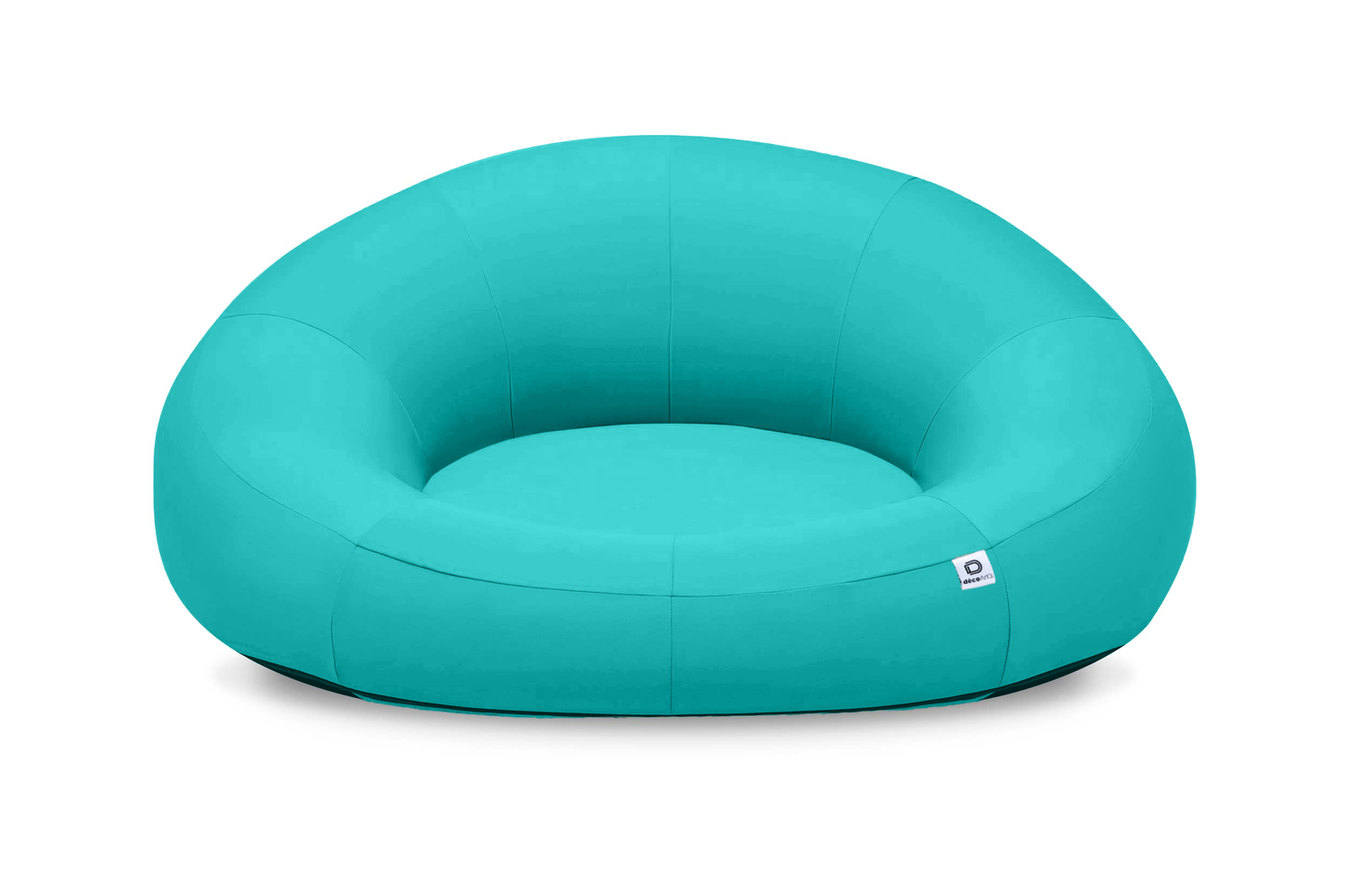 Pouf XXL Flottant pour Piscine 140x120x60 cm Bleu caraïbes - Deco-arts.fr