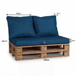 Détail tissu coussin bleu pétrole
