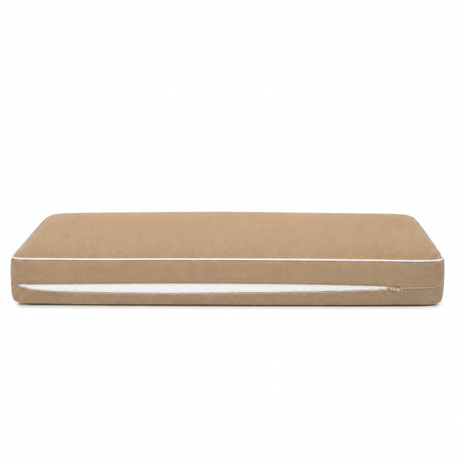 Conjunto de Cojines Premium 100x50 Moca, relleno de espuma de alta densidad