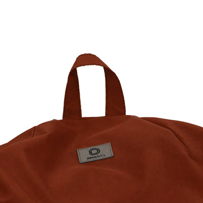 Puf Pera XL 110x120 Terracota - Con Funda Extraíble & Impermeable (Garni Perlas)
