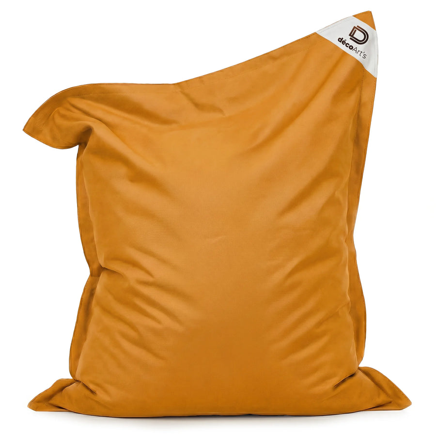 Puf Gigante XXL 180x140 Amarillo Miel, funda desenfundable