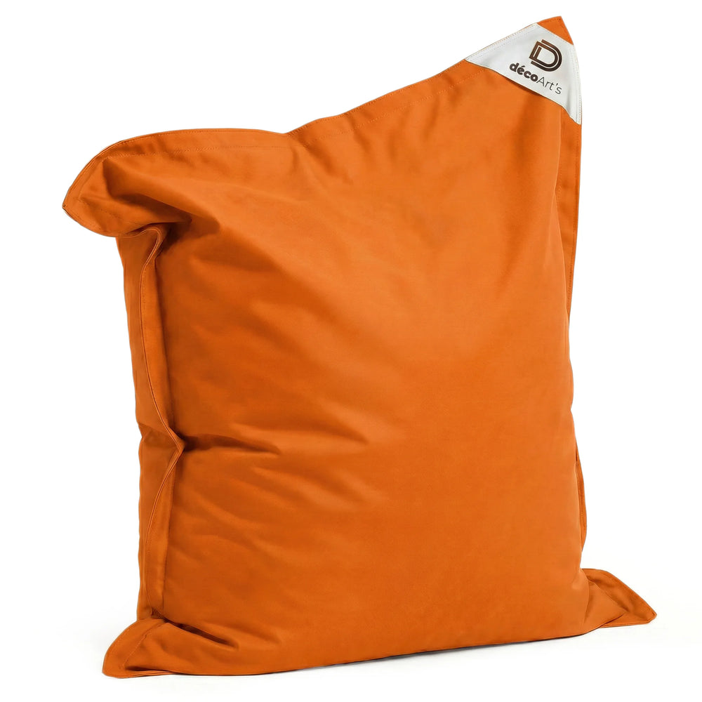 Puf Gigante XXL 180x140 Naranja, para interior, exterior y piscina
