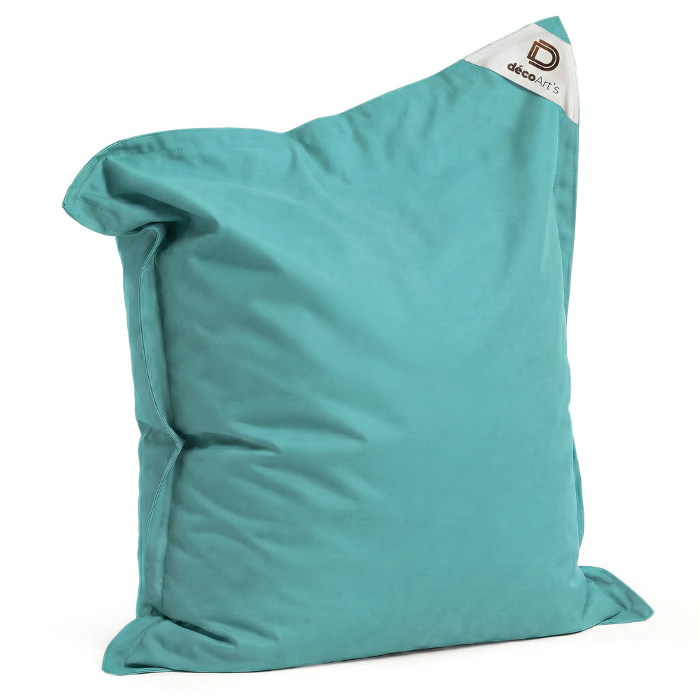 Funda de Puf Gigante XXL 180x140 Azul Caribe – foto 7