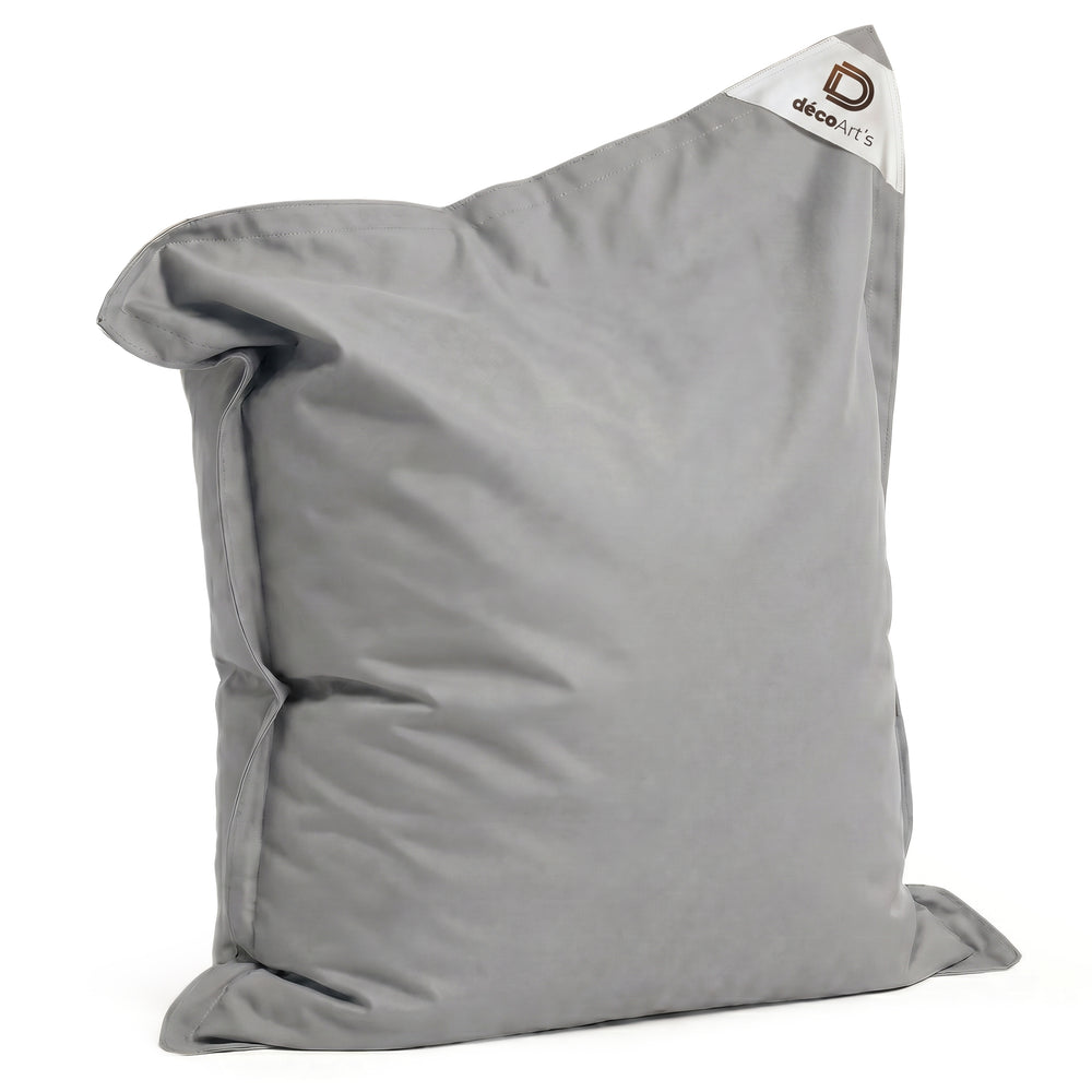 Puf Gigante XXL 180x140 Gris Guijarro, para interior, exterior y piscina