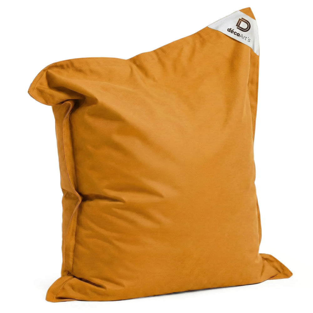 Funda de Puf Gigante XXL 180x140 Amarillo Miel – foto 6