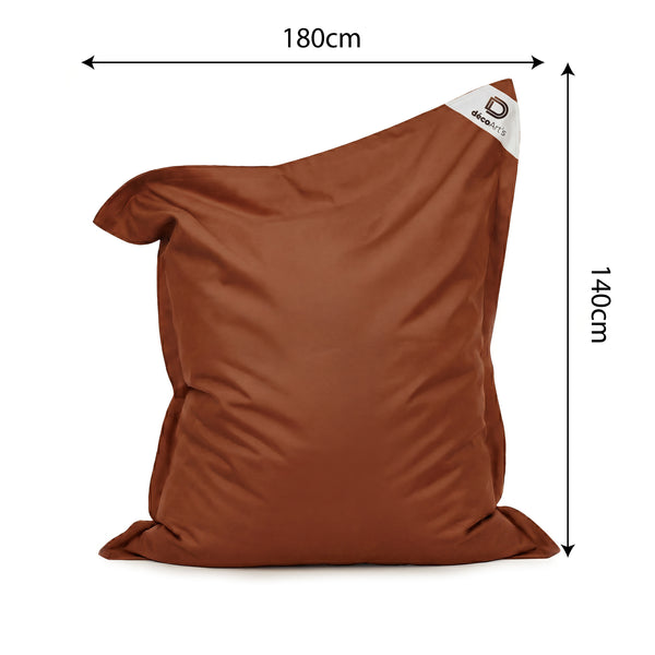 Housse de Pouf Flottant XXL 180x140 Terracotta - (Housse Seule à Garnir - Spécial Piscine)