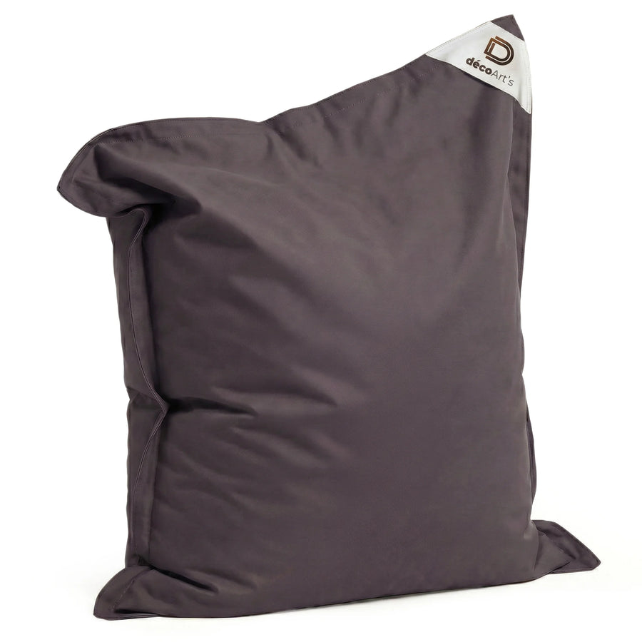 Puf Gigante XXL 180x140 Gris Carbón, para interior, exterior y piscina