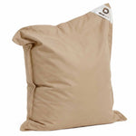 Housse de Pouf Géant XXL 180x140 Beige - (Housse Seule à Garnir - Intérieur/Extérieur)