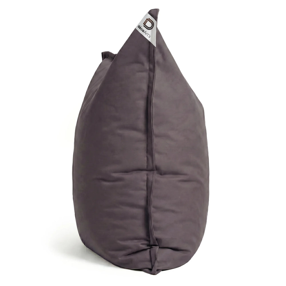 Puf Gigante XXL 180x140 Gris Carbón, relleno de copos de espuma