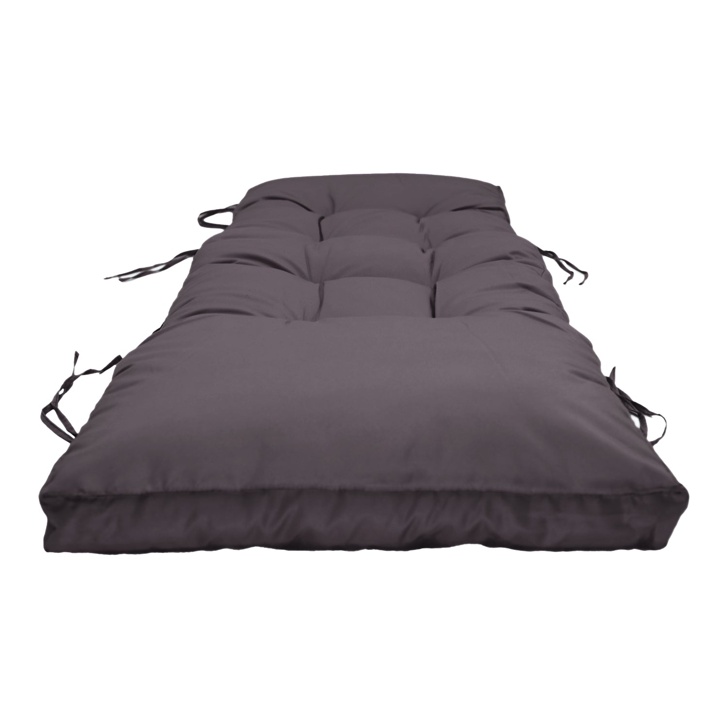 Coussin bain de soleil 185 x55cm Gris carbone - Deco-arts.fr