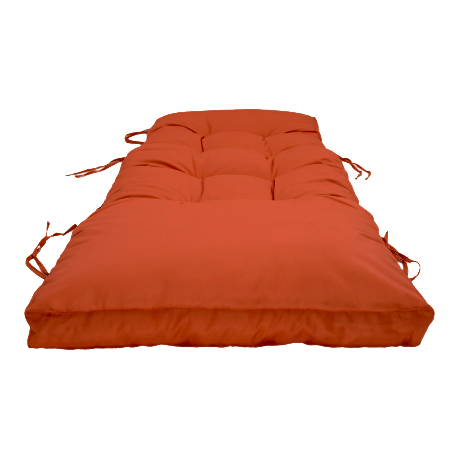 Coussin bain de soleil 185 x55cm Orange - Deco-arts.fr