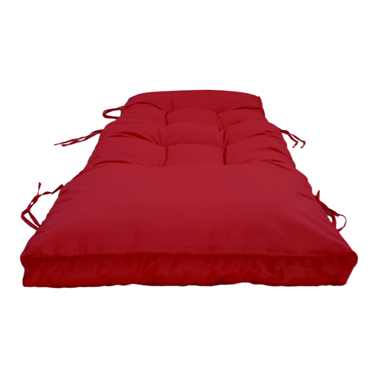 Coussin bain de soleil 185 x55cm Rouge piment - Deco-arts.fr