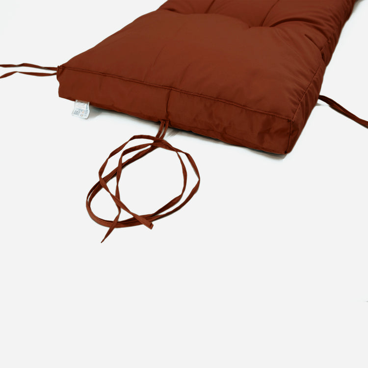 Coussin bain de soleil 185 x55cm Terracotta - Deco-arts.fr