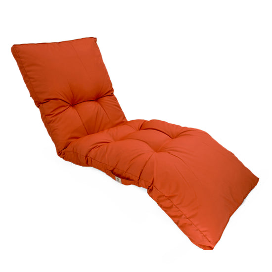 Coussin bain de soleil 185 x55cm Orange - Deco-arts.fr
