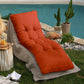 Coussin bain de soleil 185 x55cm Orange - Deco-arts.fr