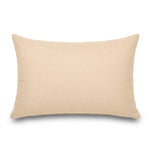Lote de 2 Cojines Auxiliares 60x35 Beige - Decoración de Jardín & Con Funda Extraíble