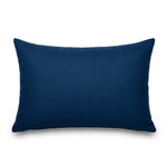 Lote de 2 Cojines Auxiliares 60x35 Azul Petróleo - Decoración de Jardín & Con Funda Extraíble